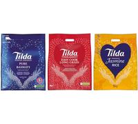 TILDA Rice Bundle (Basmati, Long Grain, Jasmine) 3 x 5kg