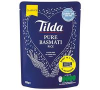 Tilda Steamed Basmati Pure Rice 250 g (Pack of 6)