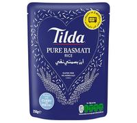 Tilda Steamed Basmati Pure Rice 250 g (Pack of 6)