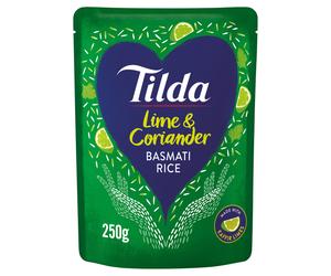 Tilda Steamed Lime & Coriander Basmati Rice 250g