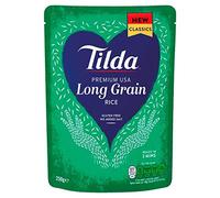 Tilda Steamed Rice Pouches (Long Grain Rice 2 x 250g)