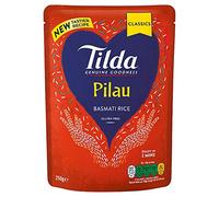 Tilda Steamed Rice Pouches (Pilau Basmati Rice 2 x 250g)