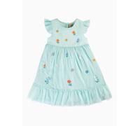 Tilda Tulle Dress Frugi Blue 9-10 Years