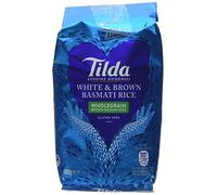 Tilda White & Wholegrain Basmati Rice 500 g (Pack of 5)