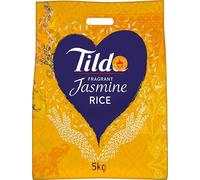 Tildaa Thai Jasmine Rice, AAA Grade Fragrant Rice, Sticky Texture, Gluten Free, Vegan, Vegetarian (5kg)