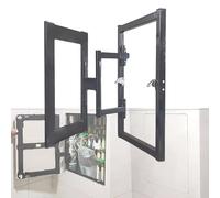 Tile Access Panel for Bathroom Wall,Invisible Flush Mount Maintenance Door with Push Release Latch,Seamless Hidden Solution for Plumbing & Electrical(W35xH85cm)