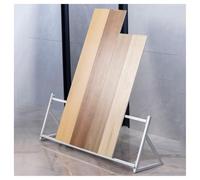 Tile Art display Stand Black Metal Door Support Rack Retail Showcase 80x30x40 cm Perfect for Sample Presentat and Enhancing Visual Appeal