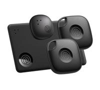 Tile By Life360 Mate Essential (2024) - 4-Pack (2 Black Mates/Slim/Sticker)