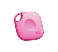 Tile by Life360 Mate (2024) Bluetooth Tracker, Keys Finder and Item Locator for Keys, Bags and More. Phone Finder. Both iOS and Android Compatible. 1-Pack (Pink Punch)
