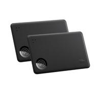 Tile by Life360 Slim (2024) - Wallet Finder, Bluetooth Tracker and Item Locator for Luggage Tags, Passports and More, Both iOS and Android Compatible, Phone Finder, Pack of 2 (Black)