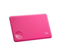 Tile by Life360 Slim (2024) - Wallet Finder, Bluetooth Tracker and Item Locator for Luggage Tags, Passports and More. Both iOS and Android Compatible. Phone Finder. 1-Pack (Pink Punch)