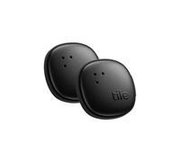 Tile by Life360 Sticker (2024) - Small Bluetooth Tracker, Remote Finder and Item Locator for Bikes, Glasses and More, Both iOS and Android Compatible, Phone Finder, Pack of 2 (Black)