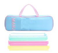 Tile Carry Bag, Mahjong Organizer, Waterproof Storage Bag with Zipper and Handle, Mahjong Tile Rack with Easy Transport, Game Pouch for Indoor Travel Outdoor Vacation Play Use