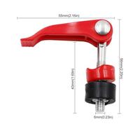 Tile Cutter Push Cutter Accessories - Stainless Steel & Plastic Attaching Clamp with Quick Press Release Screw, 55 x 56mm, 6mm Thread, 1 Pack