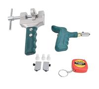 Tile Cutter Tool Kit, Portable Handheld High Strength Home Tiles Opener, Glass Tile Cutter with Dual Purpose Cutter Head, Straight Cutting Process for Wall Tiles, Facing Tiles, Gla