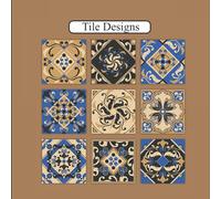 Tile Designs: 50 Original Tile Coloring Pages for Artists of all Ages