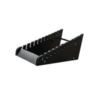 Tile Display Rack,10/12 Tier Tile Sample Storage Rack, Sample Organizer for Retail Stores Exhibition Trade Show(280x700x360mm)