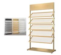 Tile Display Rack - Commercial Mobile Sample Stand for Flooring Centers & Design Studios, Heavy Load Capacity