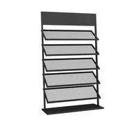 Tile Display Stand, 5-Tier Metal Sample Holder, Heavy-Duty Storage Rack for Tile and Building Supplies, 660 Lbs Capacity, Ideal for Ceramic and Stone Samples