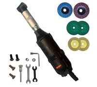 Tile Floor Seam Opener Cleaner, 350W Tile Seam Cleaning Machine with 6 Speed Adjustment, 90° Elbow Head & 15000R/min, Electric Grout Removal Machine for Polishing, Milling, Rust Removal Black
