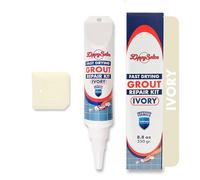 Tile Grout, Repair Kit, Restore & Renew Tile Joints Line, Fast Drying Tile Grout Paint Squeeze Tube for Bathroom Shower Kitchen Floor, Waterproof (8.8 oz, Ivory)