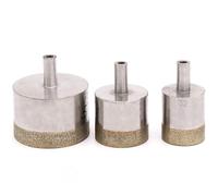 Tile Hole Cutter, Straight Shank Sintered Diamond Core Drill Bit Set For Glass Ceramic Marble Tile 4-86mm(10mm)