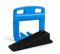 Tile Levelers 600 pcs 2 mm - FIX LEVEL - Floor Leveling Wedges 2 mm and Leveling Clips - Tile Leveling System with Tile Joints - Compatible with Tile Cutter