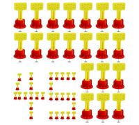 Tile Leveling Spacers - Pack of 45 Tile Leveling and Positioning Spacers | Tool for Adjusting the Floor - For Bathroom Kitchen Toilet Residential Building