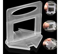Tile Leveling System 1.5mm 300 Pcs for Professional Ceramic Tile and Stone Installation,Tiles Leveler Spacers Clips for Wall Floor 1.5mm, Spacers Only, 300 Pcs