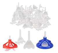 Tile Leveling System, 100 Pcs Tile Leveler Spacers, 3mm Tile Spacer Levelling System, Spiral Leveller Base, 50 Nuts and 50 Bases, Tile Installation Tool for Stones and Floors