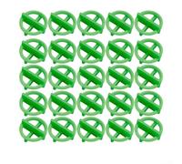 Tile Leveling System 100 Pieces Clips and Spacers with Wedges for Wall and Floor Tiles, Plastic Construction for Precise Tile Gap and Level Management (green 2.5mm)