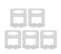 Tile Leveling System 100Pcs | 0.5mm Base Clips for Floor & Wall Tiling | Horizontal Position Leveling Spacers/DIY Home Renovation | Fast Installation