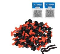 Tile Leveling System 100pcs Tile Leveler Spacers with 2 Special Wrench, 400pcs 1/12" Tile Spacers. Tile Installation Tool Kit for Building Walls & Floors