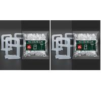 Tile Leveling System 1mm 100Pcs for Professional DIY Ceramic Tile and Stone Installation, Tiles Leveler Spacers Clips for Wall Floor 1mm,Spacers Only, 100Pcs(1mm) (Pack of 2)