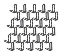 Tile Leveling System Clips, 50 Pcs for Durable Plastic Spacers and Locators for Floor and Wall Installation, Alignment Tool for Masonry and
