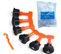 Tile Leveling System Kit with 100pcs Tile Leveler Installation Tool, 600pcs 2mm Tile Spacers and 2pcs Wrenches, Reusable Flooring Level Tile levellers for Building Walls & Floors