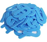 Tile Leveling System Tile Spacers 1.5mm, 400 pieces Horseshoe Shim U Shape Plastic Tile Leveling Clips for Tile Leveling System Floor Wall Tile Installation