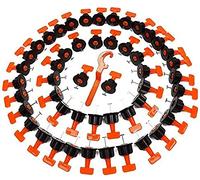 Tile leveller, Tile Leveler Adjuster Kit - Reusable Tile Leveling System for Flat Ceramic Floor and Wall Construction(50pcs)