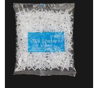 Tile Levelling System, Pack of 500, PE White, Pull Tabs for Precise Joint Width, Laying Aid for Ceramic Tiles, Installation Wall and Floor, 1.5 mm (2.0 mm)