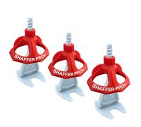 Tile Levelling System spacers 4 mm 200 Clips + 100 Reusable twisters 3 - 22 mm Tile Thick SHAFFER PRO tiling Tools Tile Laying aid for Floor Tiles Wall Tiles Installation, Tiling kit