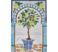 Tile Picture Ceramic Tiles Oriental Hand Painted Wall Tiles Mediterranean 45 x 30 cm