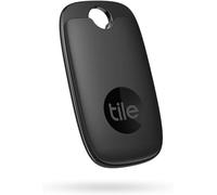 Tile Pro (2022) Bluetooth Item Finder, 1 Pack, 120m finding range, works with Alexa and Google Smart Home, iOS and Android Compatible, Find your Keys, Remotes & More, Black, New