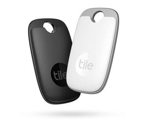 Tile Pro (2022) Bluetooth Item Finder 2 Pack 120m finding range works with Alexa