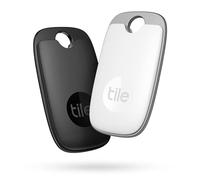 Tile Pro (2022) Bluetooth Item Finder 2 Pack, 120m Range, Works with Alexa & Google, iOS & Android Compatible, Find Keys, Remotes & More, Black/White, New