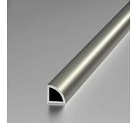 Tile Profile Quarter Circle Trim,125CM (2 Pieces) Ceramic Edge Protector for Tiles, for Outside Indoor Door, Wooden, Metal, Tile, Floor Edging(Matte Champagne,15x15mm)