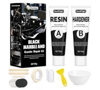 Tile Repair Kit for Renters Homeowners: 160g Black Epoxy Putty for Bathtub