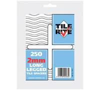 Tile Rite Long Leg Tile Spacer (Pack Of 250) White (3mm)