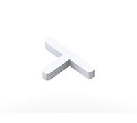 TILE RITE TSS214 T Shaped Long Leg Tile Spacers, White, 250 x 2 mm