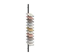 Tile Sample Display Stand,Wall-Mounted Metal Tile Display Rack - 11-Layer Porcelain & Marble Sample Storage, Space-Saving Multi-Layer Shelf for Bulk Tiles, Perfect for Showrooms & Home Deco