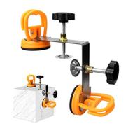 Tile Seam Setter - 90° Right Angle Fixer, Adjustable Suction Cup Guide | Heavy Duty Stainless Steel Handle Function, Precise Seamless Alignment Control Design, Ideal for Installing Ceramic